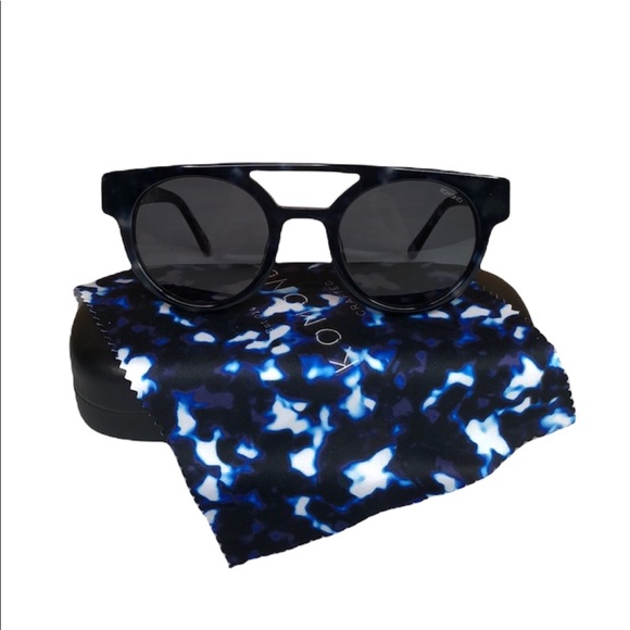 KOMONO Dreyfuss Indigo Demi Sunglasses NEW blue tortoise UV400 main image 10
